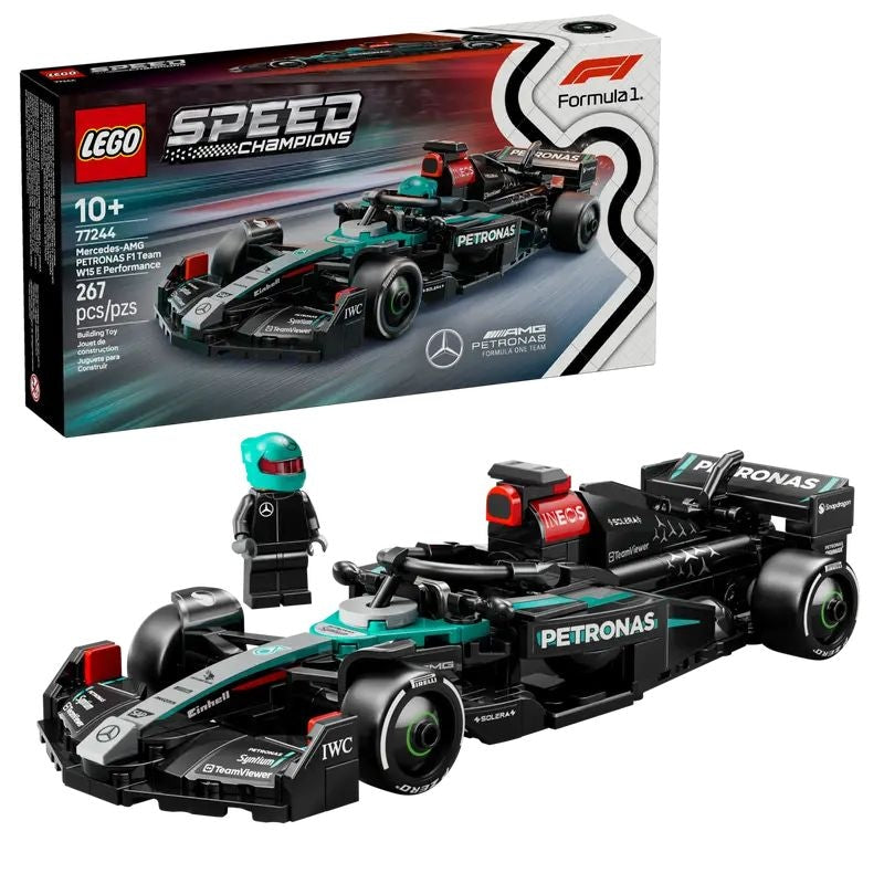 Speed Champions -AMG W15 F1 Race Car - 77244, 267-pcs, Ages 10+ W4543