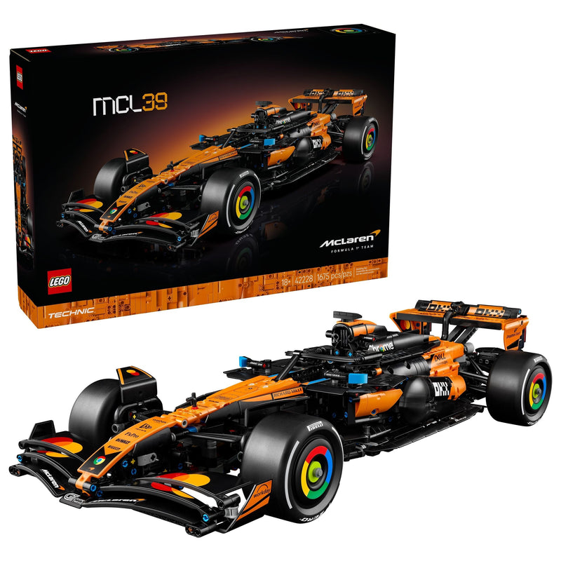 Technic MCL39 Formula 1 Car Building Set - 42228, 1675-pcs, Ages 18+ L4330