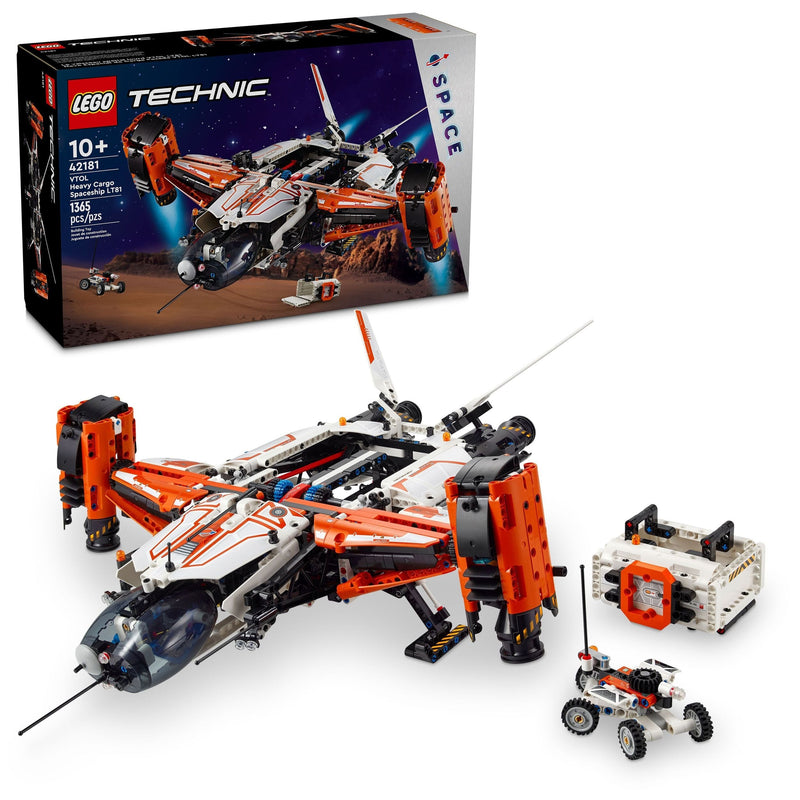 Technic VTOL Heavy Cargo Spaceship LT81 - 42181, 1365-pcs, Ages 10+ O6537