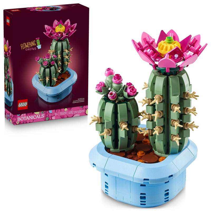 The Botanical Collection Flowering Cactus Building Set - 11509, 482-pcs, Ages 9+ Y1988