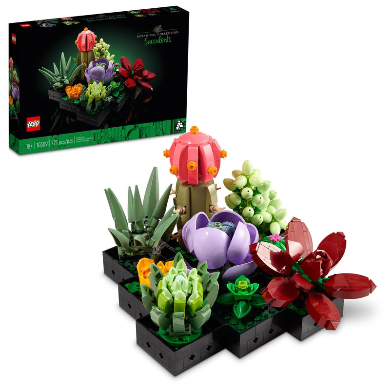 The Botanical Collection Succulents Building Set – 10309, 771-pcs, Ages 18+ J8888