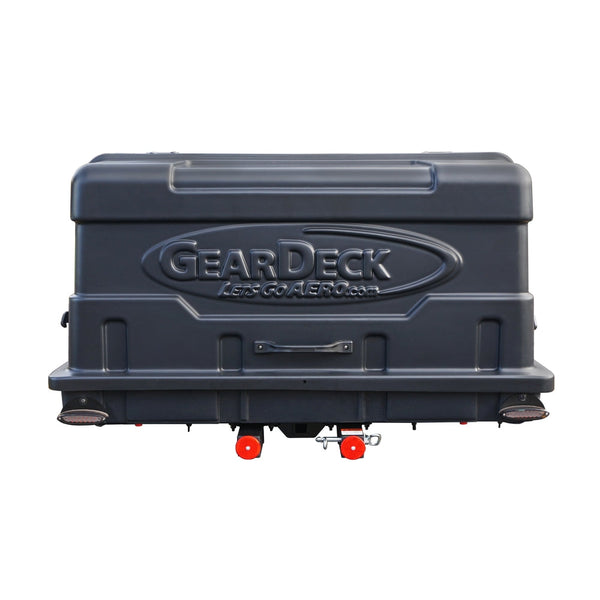 GearDeck Slideout Cargo Carrier with LED, Black, 17-cu.ft K6239