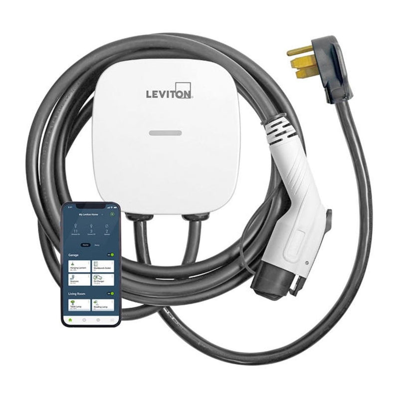 40A Wi-Fi Level 2 NEMA 14-50 J1772 Plug-In EV Charger with 25-ft Cord J4747