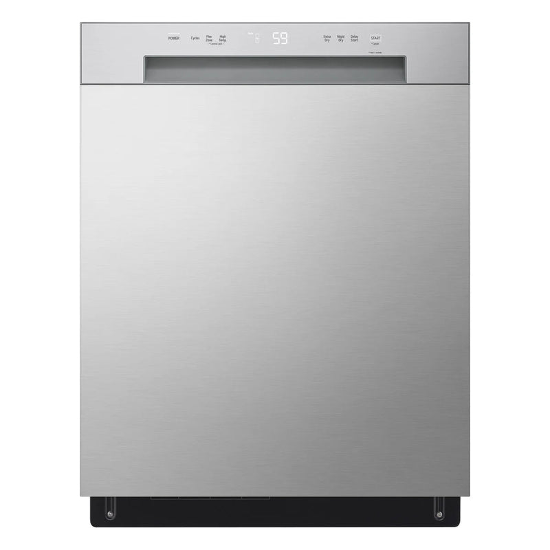 LG 24 in. Stainless Steel Front Control Dishwasher with LoDecibel Operation and Dynamic Drys E8357