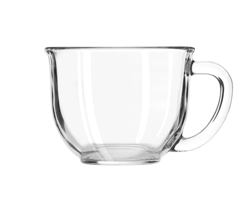 Clear Glass Oversize Latte Mug, 17-oz E4415