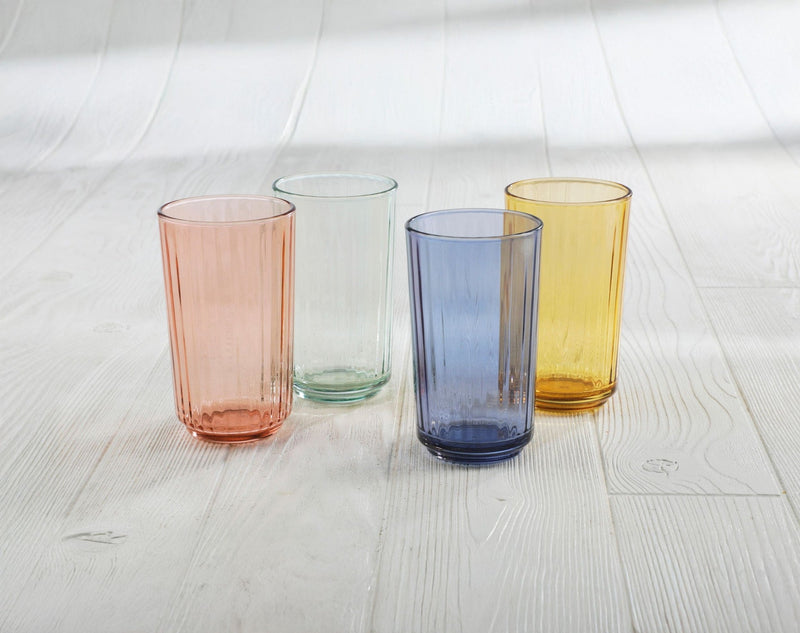 Panello Mixed Colour Highball Glass Set, 4-pk S6419