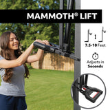Mommoth Bolt Down Basketball Hoop with 72-in Tempered Glass