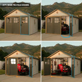 Outdoor Storage Shed, 11-ft x 11-ft