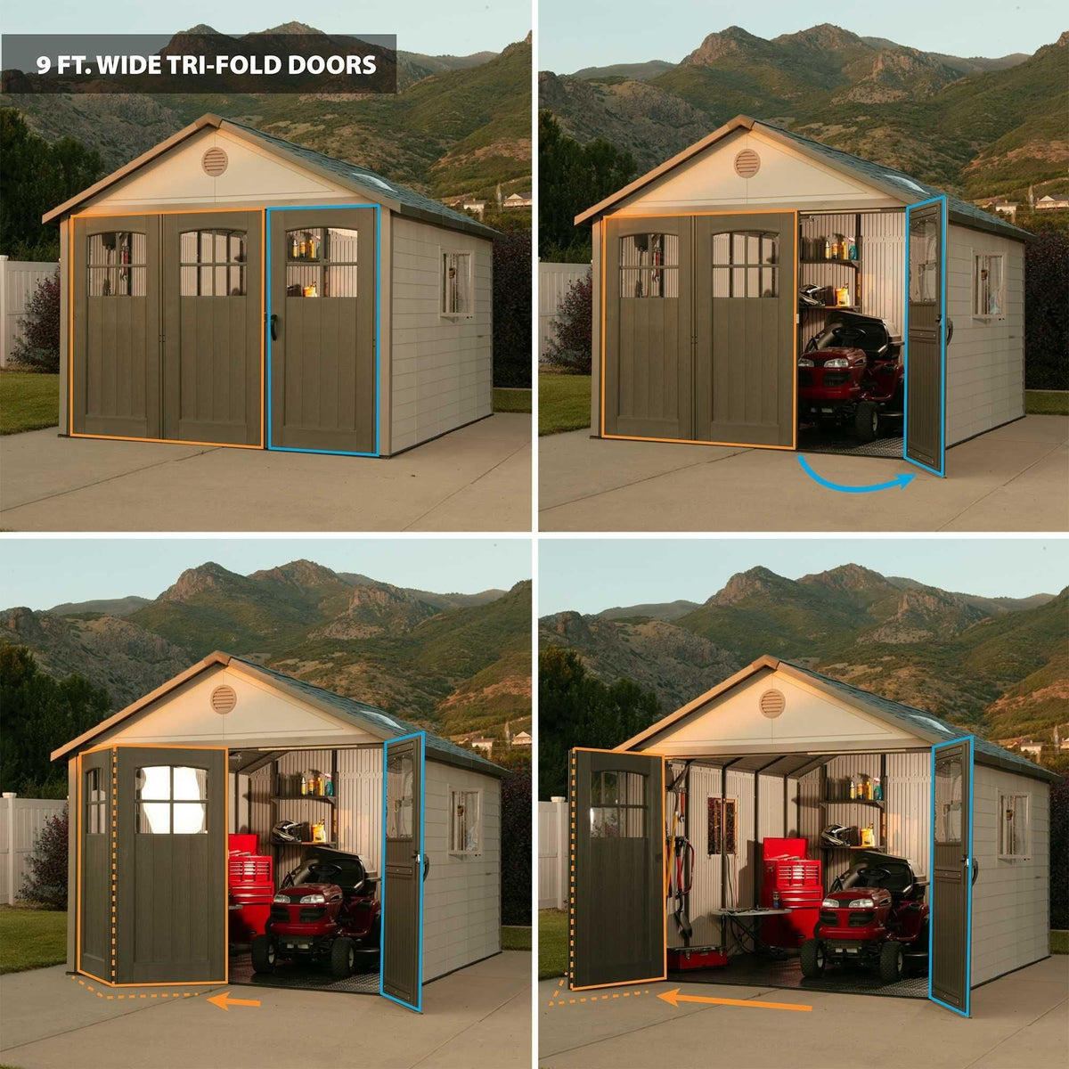 Outdoor Storage Shed, 11-ft x 11-ft