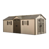 Outdoor Storage Shed with Dual Side Entry, 20 x 8-ft