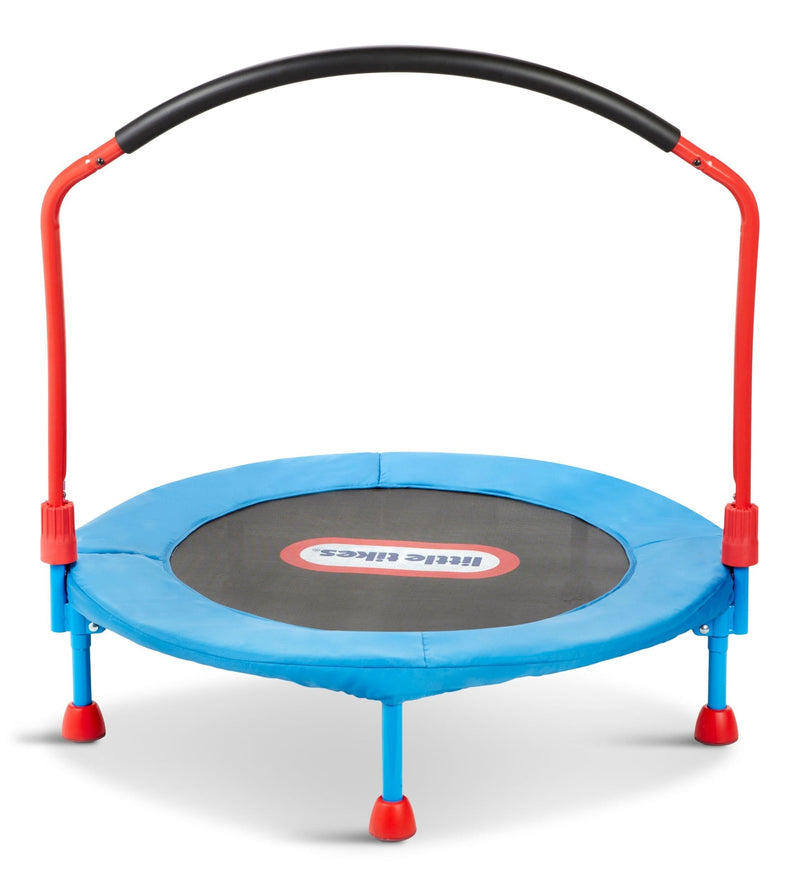 Outdoor/Indoor Portable Bounce Round Trampoline, 3-ft, Ages 3+, Blue T0301