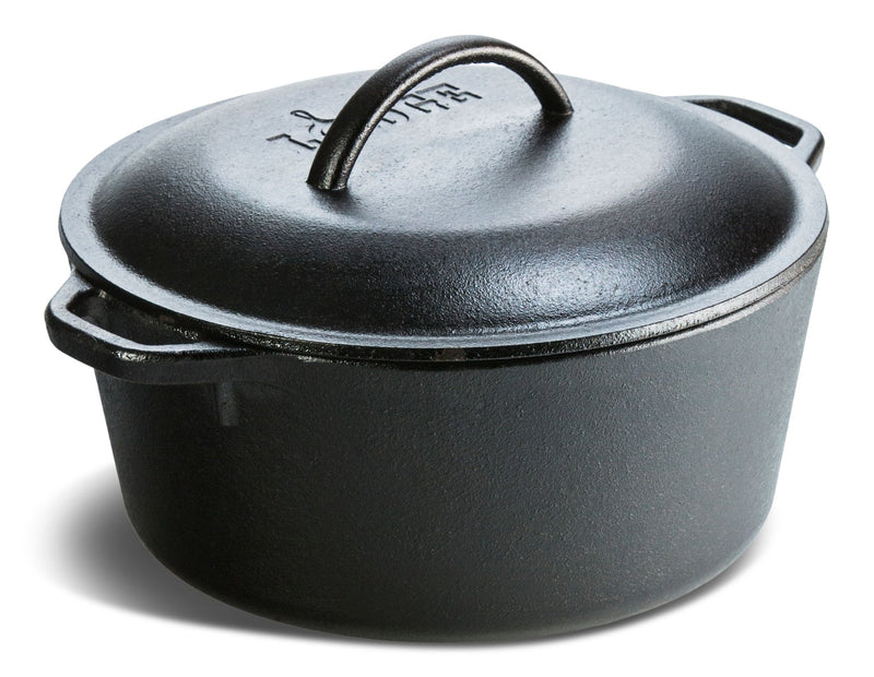 Seasoned Cast-Iron Dutch Oven, 5-qt H6801