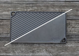Seasoned Cast-Iron Griddle, 16.8-in