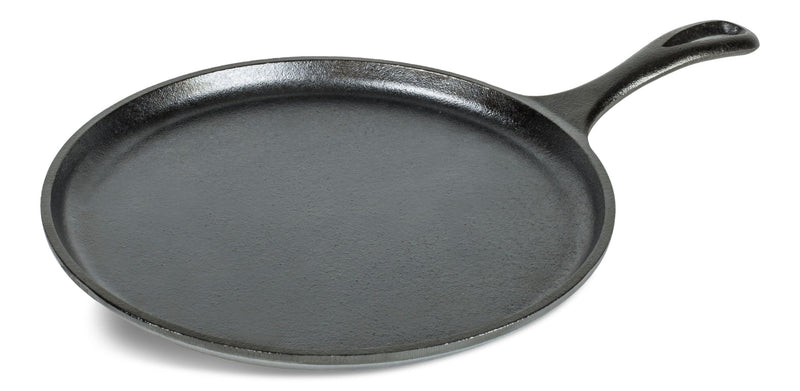 Seasoned Cast-Iron Griddle with Raised Edges, 10.5-in O8381