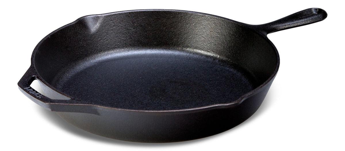 Seasoned Cast-Iron Skillet, Black, 12-in