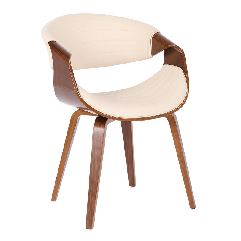 Symphony Faux Leather Dining/ Accent Chair, Cream K1370