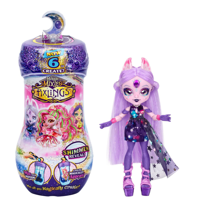 Magic Mixies Tiggz the Lightning Tiger Pixling S2 W2 6.5-in Fashion Doll for Ages 5+ V5925