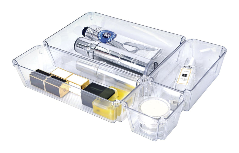 Clear Organization Bin Set, 25-pc N0513