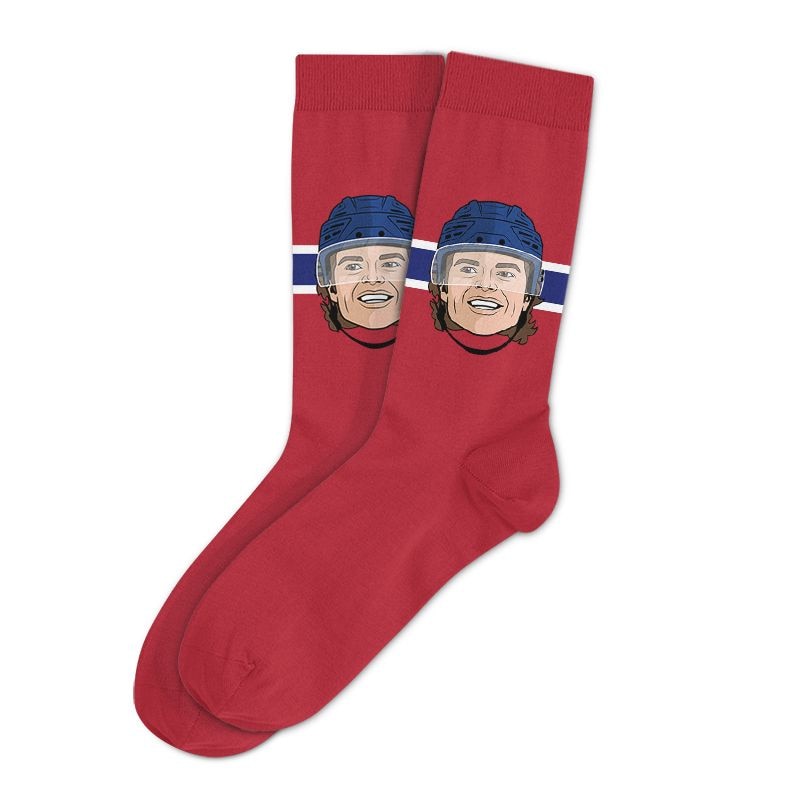 Cole Caufield "Sockey" Crew Socks, Adult, One Size S9091