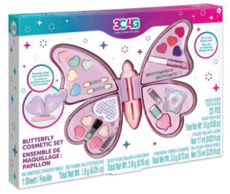 All-in-One Butterfly Cosmetic Case for Ages 8+ O1262