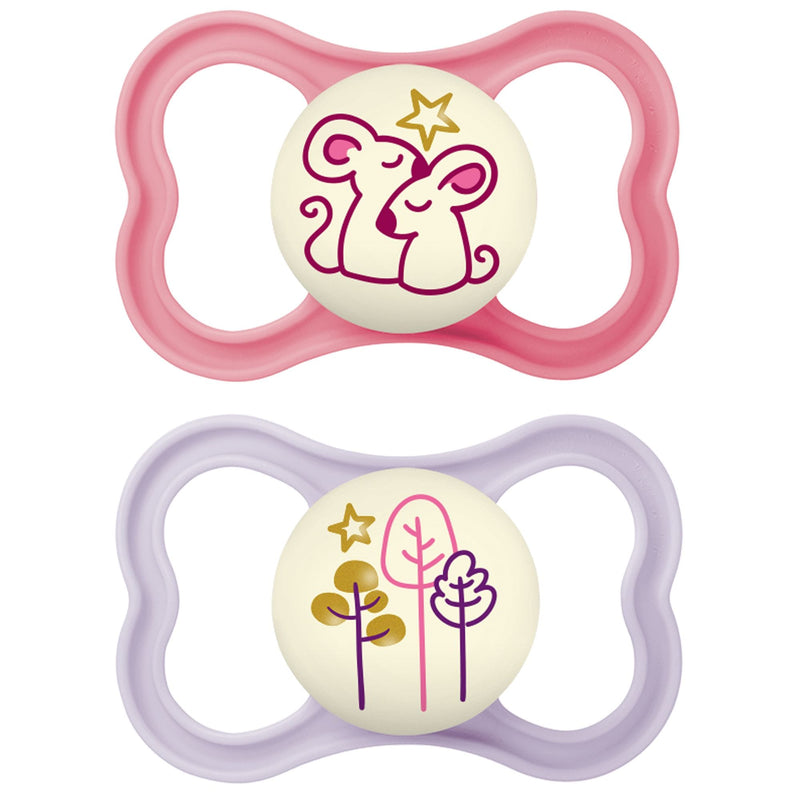 Glow in the Dark Night Pacifier, 6-16 Months, 2-pk H5791