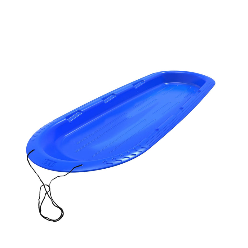 Manitou Kids' Large 3-Person Lightweight Plastic Winter Snow Sled/Toboggan P8248