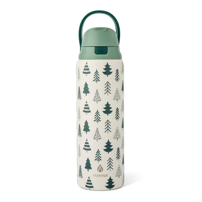 Hydra 946-mL Steel Bottle with Nordic Tree Design T8899