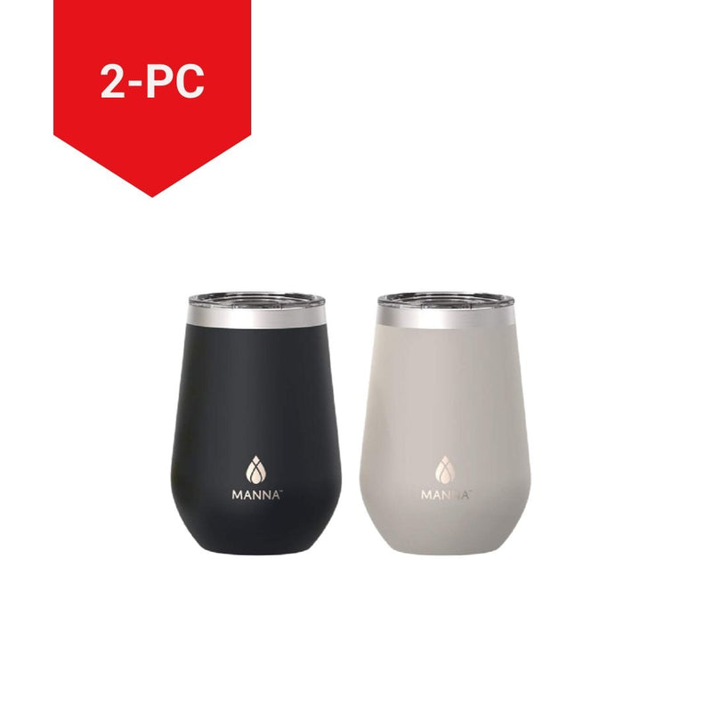 Insulated Stainless Steel Tumbler, 12-oz, 2-pk, with Lid A5461