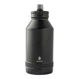 Push Stainless Steel Water Bottle, 64-oz, Various Colours, with Handle