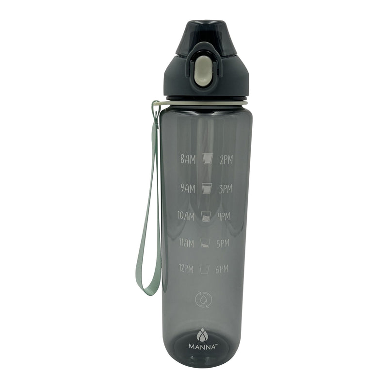 Timex Motivational Water Bottle with Wrist Strap, 34-oz, Assorted Colours H8189