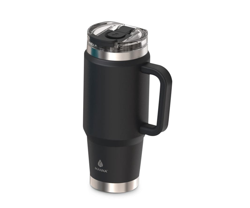 WFH Stainless Steel Insulated Travel Mug with Dual-Function Lid, 32-oz W5823
