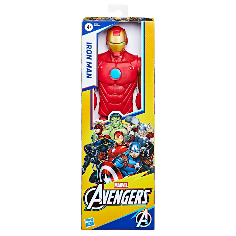 Titan Hero Series Iron Man Action Figure, 12-in Toy, Ages 4+ Q4195
