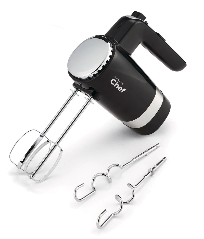 300W 5-Speed Electric Hand Mixer with Storage Base, Black U3626