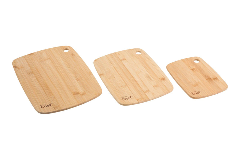 Bamboo Cutting Board, Assorted Sizes, 3-pk Q6586