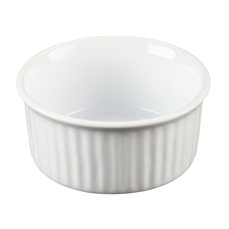 Ceramic Ramekin, White, 4.92 x 2.36-in R8445