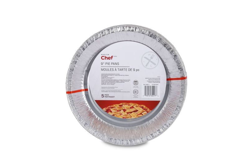 Disposable Deep Pie Pan, 9-in, 5-pk O3420