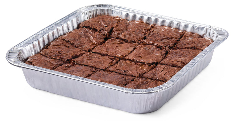 Disposable Square Cake Pan with Lid, 9-in, 3-pk Y5642