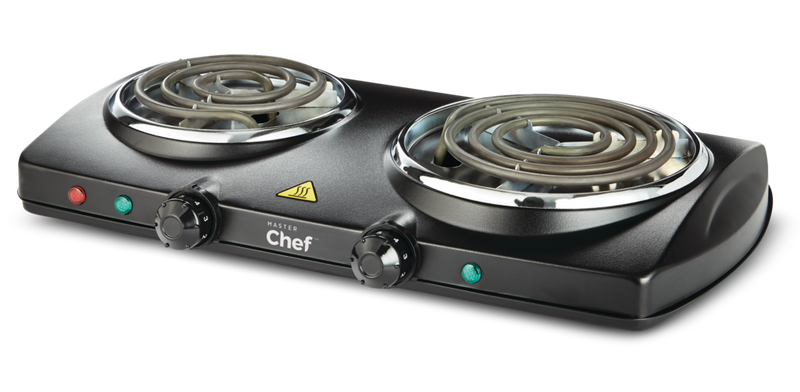 Double Burner Hot Plate, Black, 1500W G3083