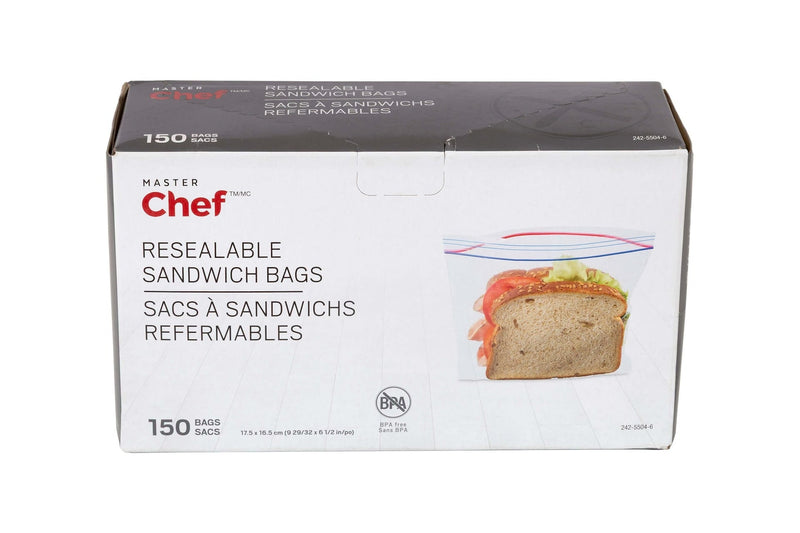 Double Seal Sandwich Bag, 150-pk S6593