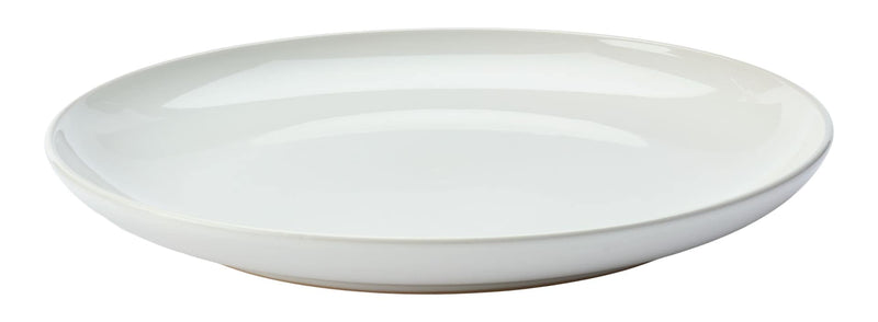 Essential Coupe Stoneware Dinner Plate, 1-pc, Bright White J2542