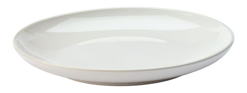 Essential Coupe Stoneware Side Plate, 1-pc, Bright White H2032