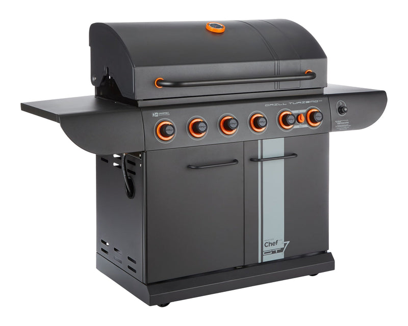 Grill Turismo 680 7-Burner Convertible LP Gas BBQ Q9068