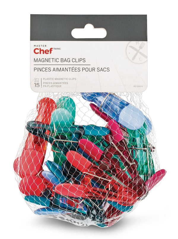 Magnetic Bag Clips, 15-pk P7060