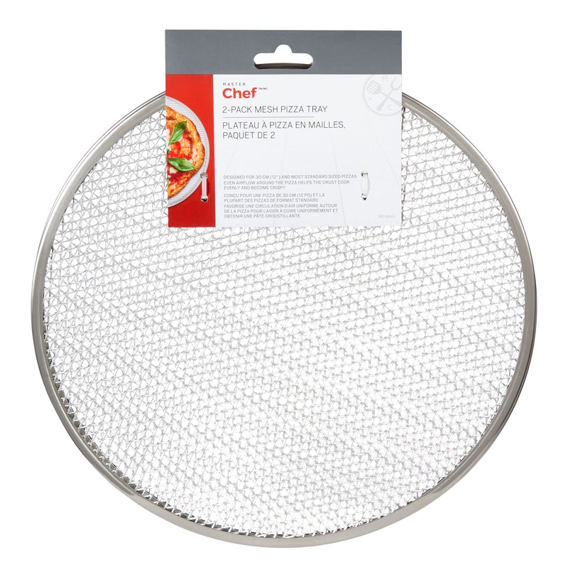 Mesh Round Pizza Tray Set, 2-pk W2072