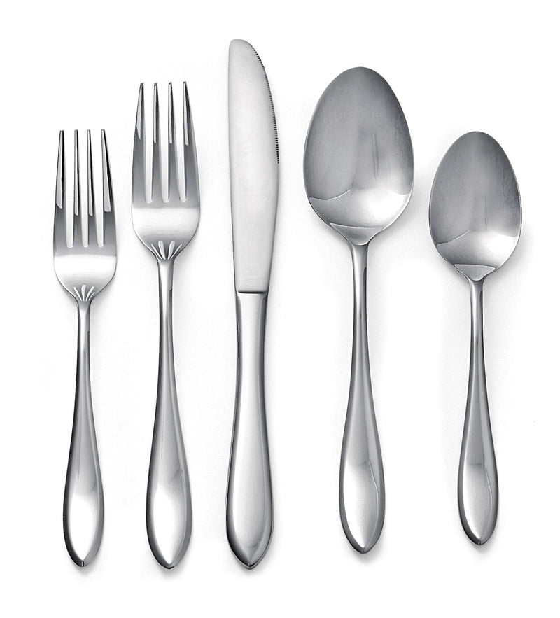 Point Stainless Steel Flatware Set, Serves 4, 20-pc U4899
