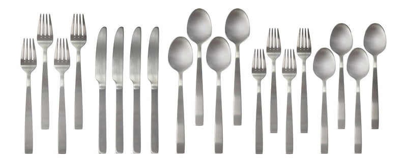 Stainless Steel Flatware Set, Serves 4, 20-pc T9951