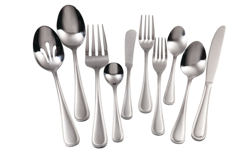Stainless Steel Flatware Set, Serves 8, 45-pc G8221