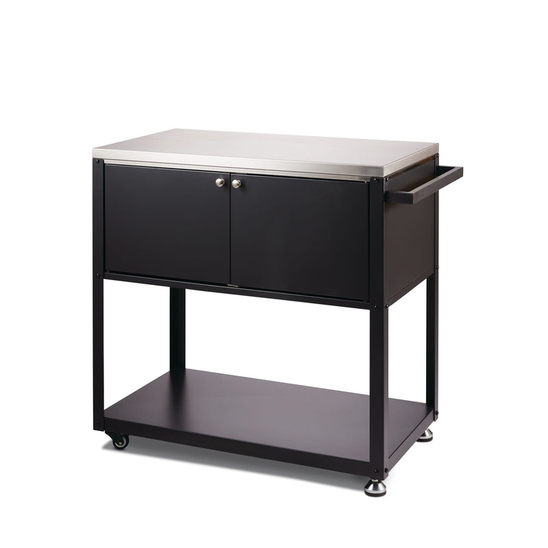 Stainless Steel Outdoor Mobile Prep & Storage Cart for BBQ C7940