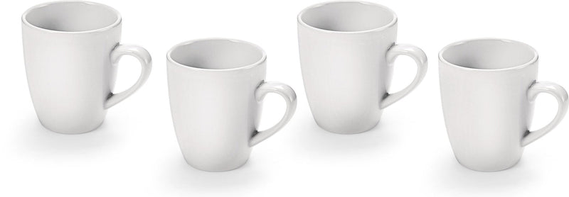 Stoneware Mug Set, 12-oz, Dishwasher and Microwave Safe, 4-pc H0324