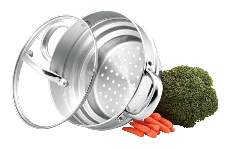 Universal Stainless Steel Steamer Insert, Dishwasher Safe U2969